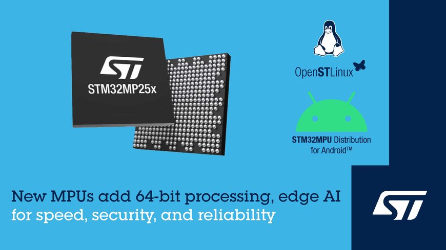 STMICROELECTRONICS PRESENTS SECOND-GENERATION STM32 MICROPROCESSORS